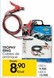 Oferta de TROPHY Cables arranque 400 amperios 1 ud por 8,9€ en Eroski
