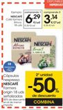 Oferta de NESCAFE Café farmers brasil 18 uds por 6,29€ en Eroski