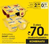 Oferta de DANET Natillas de vainilla pack 4x120 g por 2,39€ en Eroski