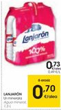 Oferta de Agua Lanjarón por 0,73€ en Eroski