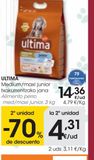 Oferta de ULTIMA Alimento perro med/maxi junior 3 Kg por 14,36€ en Eroski