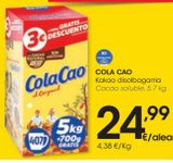 Oferta de COLA CAO Cacao soluble 5,7 Kg por 24,99€ en Eroski
