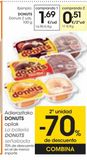 Oferta de DONUTS Donuts relleno de nocilla 2 unidades 136 g por 1,69€ en Eroski