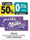 Oferta de Chocolate con leche Milka en Hiber