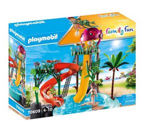 Oferta de Playmobil Family Fun Vacaciones parque acuático 70609 por 44,95€ en Abacus