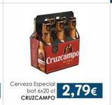 Oferta de Cerveza especial Cruzcampo en SPAR Lanzarote