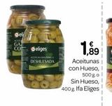 Oferta de Aceitunas con hueso  en Supermercados El Jamón