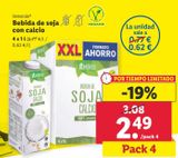 Oferta de Bebida de soja por 2,49€ en Lidl
