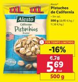 Oferta de Pistachos Alesto por 5,69€ en Lidl
