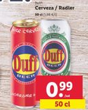 Oferta de Cerveza Duff por 0,99€ en Lidl