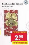 Oferta de Bombones San Valentín por 2,99€ en Lidl