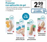 Oferta de Protector con aplicación de gel sensiplast por 2,99€ en Lidl