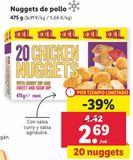 Oferta de Nuggets de pollo por 2,69€ en Lidl