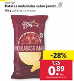 Oferta de Patatas chips Snack Day por 0,89€ en Lidl
