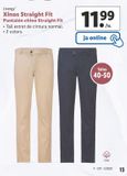 Oferta de Pantalones chinos Livergy por 11,99€ en Lidl