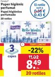 Oferta de Papel higiénico Floralys por 8,49€ en Lidl