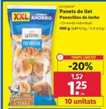 Oferta de Pan de leche La Cestera por 1,25€ en Lidl
