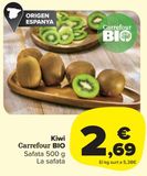 Oferta de Kiwi Carrefour bio por 2,69€ en Carrefour Market