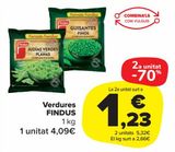 Oferta de Verduras Findus por 4,09€ en Carrefour Market
