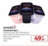 Oferta de Smartwatch AMAZFIT por 49,9€ en Alcampo