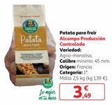 Oferta de Patatas por 3,49€ en Alcampo
