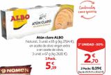 Oferta de Atún claro Albo por 5,39€ en Alcampo