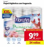 Oferta de Papel higiénico Floralys por 9,99€ en Lidl