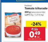Oferta de Tomate triturado Freshona por 0,49€ en Lidl