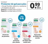 Oferta de Protector de gel para pies sensiplast por 0,99€ en Lidl
