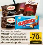 Oferta de Chocolatinas Valor en Eroski