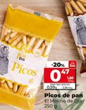 Oferta de Picos por 0,59€ en Maxi Dia