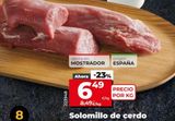 Oferta de Solomillo de cerdo por 6,49€ en Maxi Dia