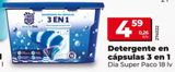 Oferta de Detergente en cápsulas Dia por 4,59€ en Maxi Dia