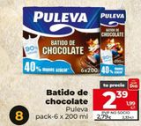 Oferta de Batido de chocolate Puleva por 2,79€ en Dia Market