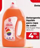 Oferta de Detergente líquido Dia por 4,95€ en Dia Market