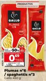 Oferta de Espaguetis Gallo por 1,38€ en La Plaza de DIA