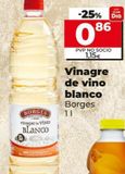 Oferta de Vinagre blanco Borges por 1,15€ en La Plaza de DIA