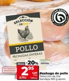 Oferta de Pechuga de pollo Dia por 2,95€ en Dia Market