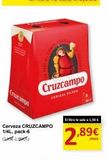 Oferta de Cruzcampo  Cruzcampo  Cerveza CRUZCAMPO  El libro le sale a 1,93 €  0,89€  /PACK  en SPAR