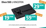 Oferta de Disco SSD Kingston por 5950€ en App Informática