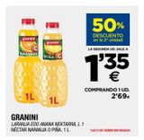 Oferta de Néctar naranja o pina GRANINI por 1,35€ en BM Supermercados