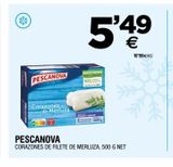 Oferta de Corazones de filete de merluza, 500 g net PESCANOVA por 5,49€ en BM Supermercados