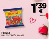 Oferta de Piruleta corazon FIESTA por 1,39€ en BM Supermercados