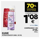 Oferta de Acondicionador gama ELVIVE por 1,08€ en BM Supermercados