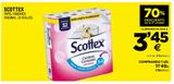 Oferta de Papel higiénico original, 32 rollos SCOTTEX por 3,45€ en BM Supermercados