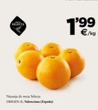 Oferta de NARANJA DE MESA SELECTA por 1,99€ en BM Supermercados