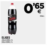Oferta de Coca cero ELIGES por 0,65€ en BM Supermercados