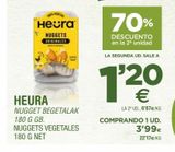 Oferta de Nugget vegetales HEURA por 1,2€ en BM Supermercados