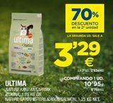 Oferta de Nature gatos esterilizados salmon ULTIMA por 3,29€ en BM Supermercados