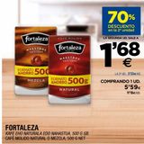 Oferta de Café molido natural o mezcla FORTALEZA por 1,68€ en BM Supermercados